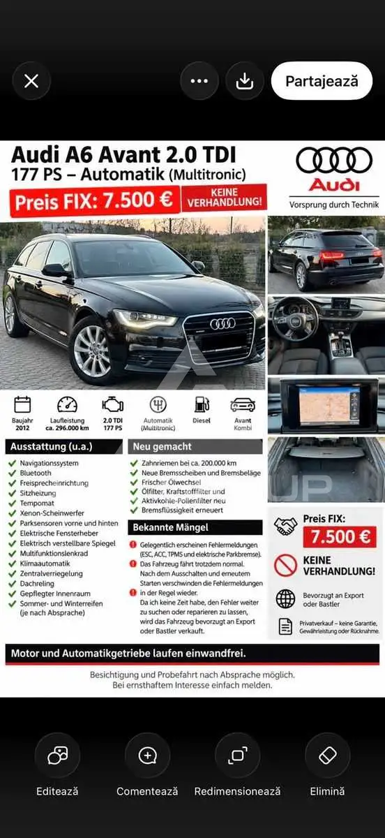 2012 Audi A6