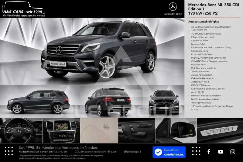 2012 Mercedes Benz ML 350