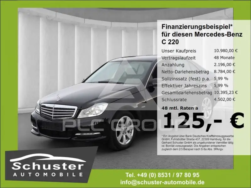 2012 Mercedes Benz C 220