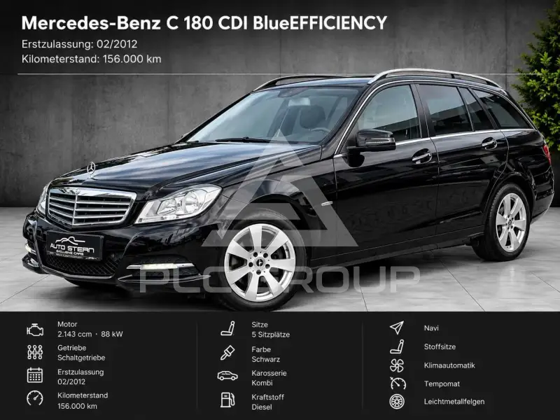 2012 Mercedes Benz C 180