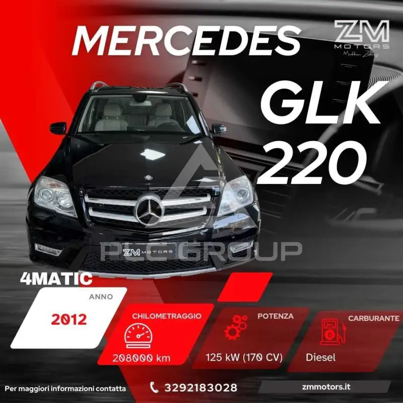 2012 Mercedes Benz GLK 220