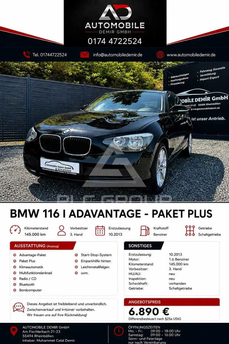 2013 BMW 116