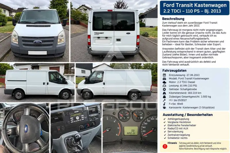 2013 Ford Tourneo