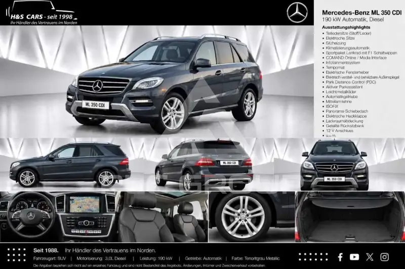 2014 Mercedes Benz ML 350