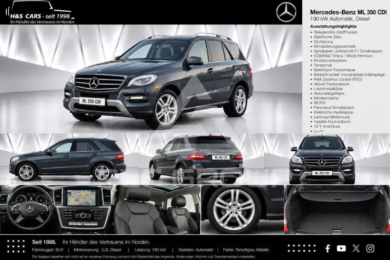 2014 Mercedes Benz ML 350