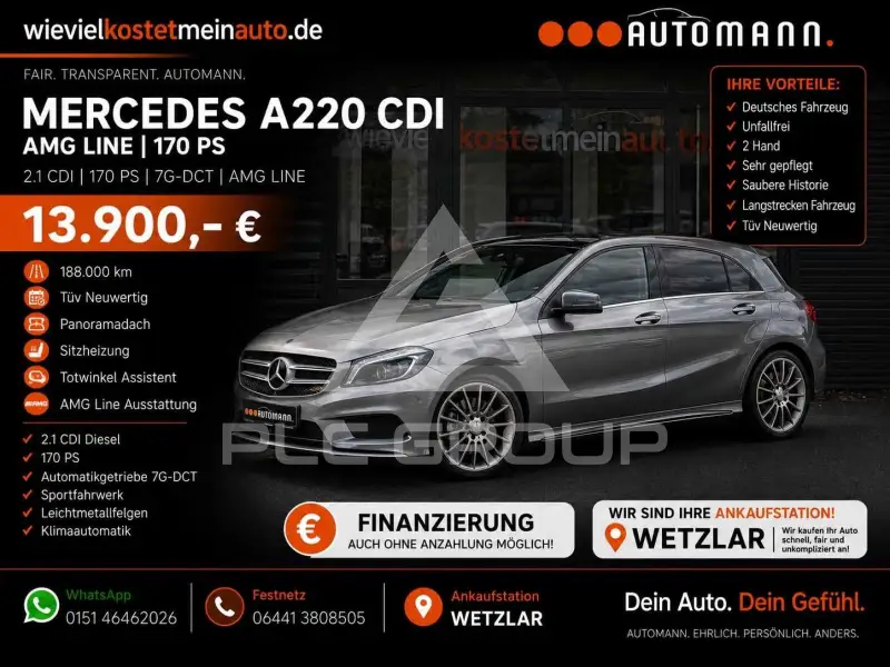 2014 Mercedes Benz A 220