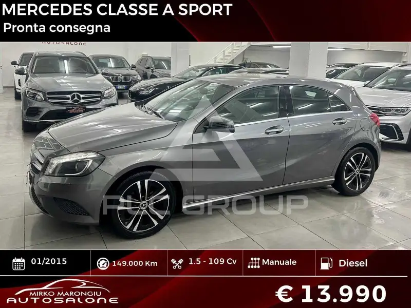 2015 Mercedes Benz A 180