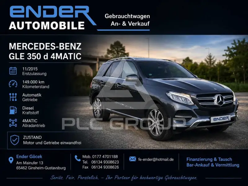 2015 Mercedes Benz GLE 350