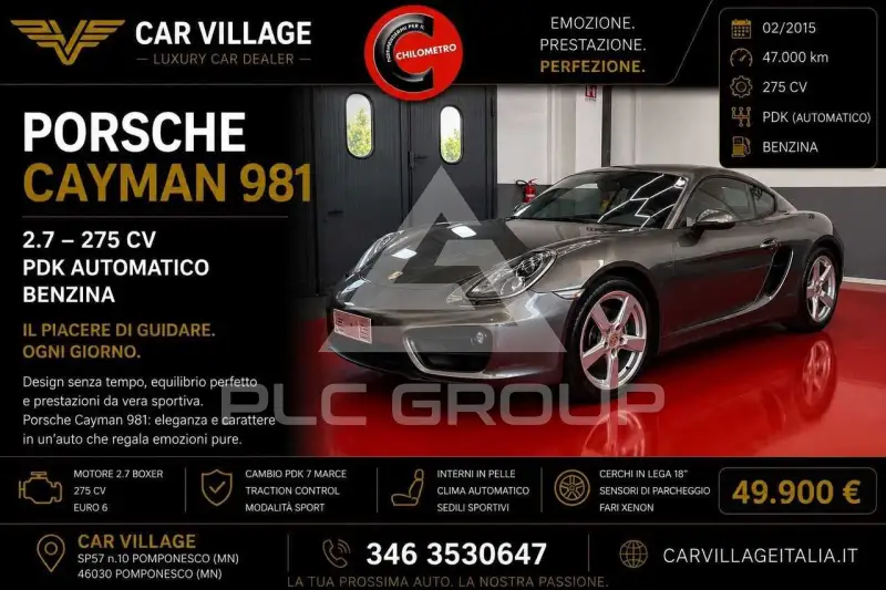 2015 Porsche Cayman