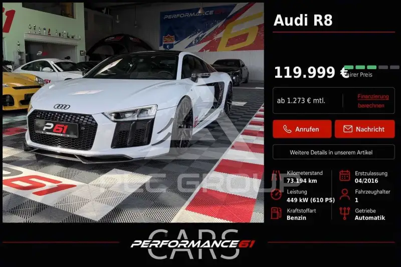 2016 Audi R8