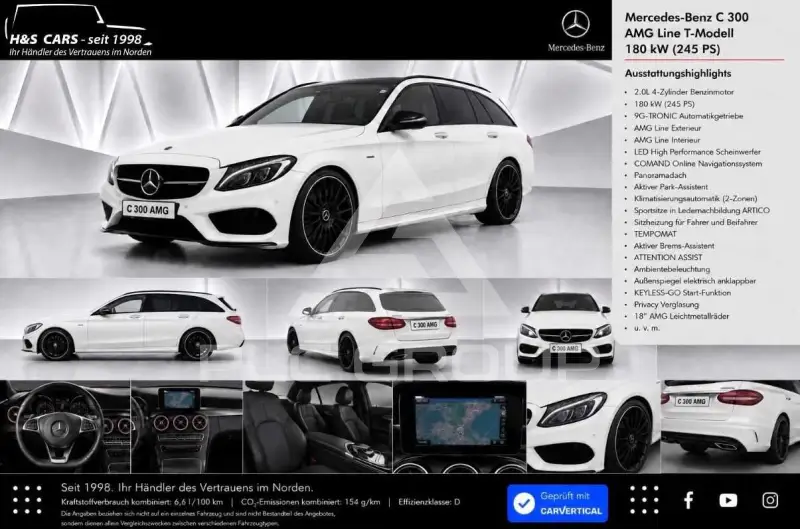 2016 Mercedes Benz C 300