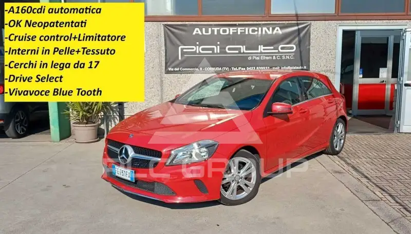 2016 Mercedes Benz A 160