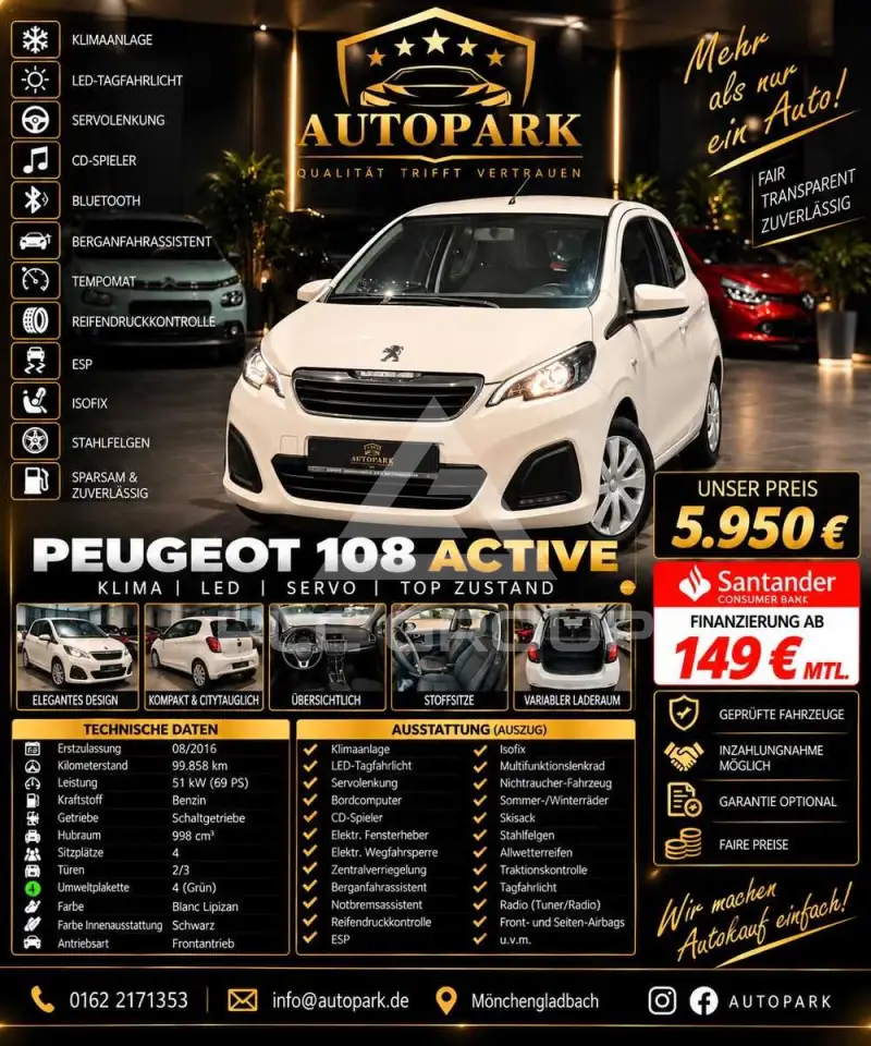 2016 Peugeot 108