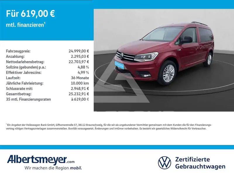 2016 Volkswagen Caddy