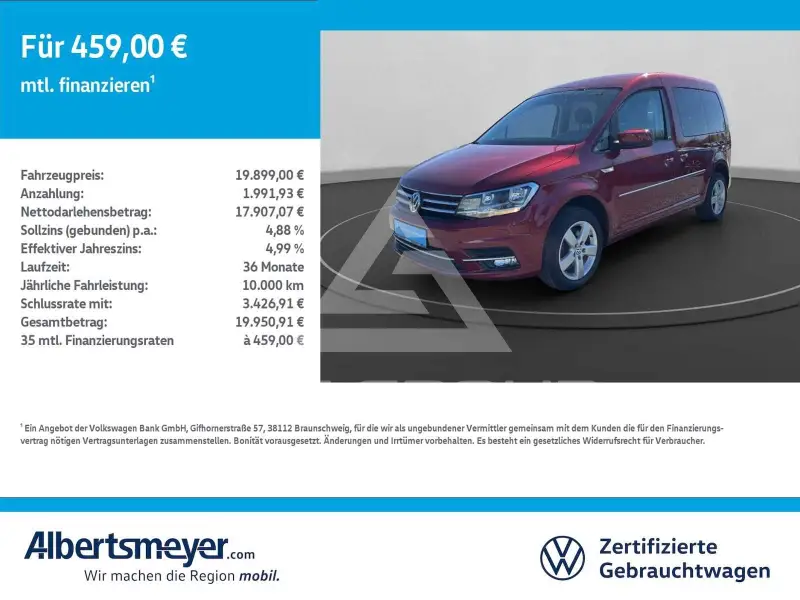 2016 Volkswagen Caddy