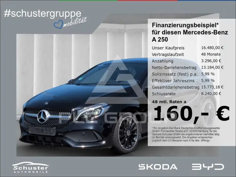 2017 Mercedes Benz A 250
