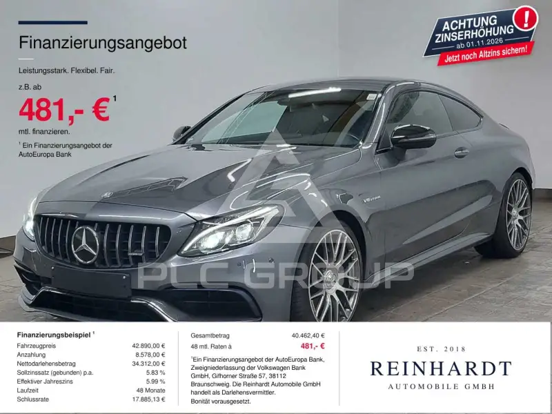 2017 Mercedes Benz C 630