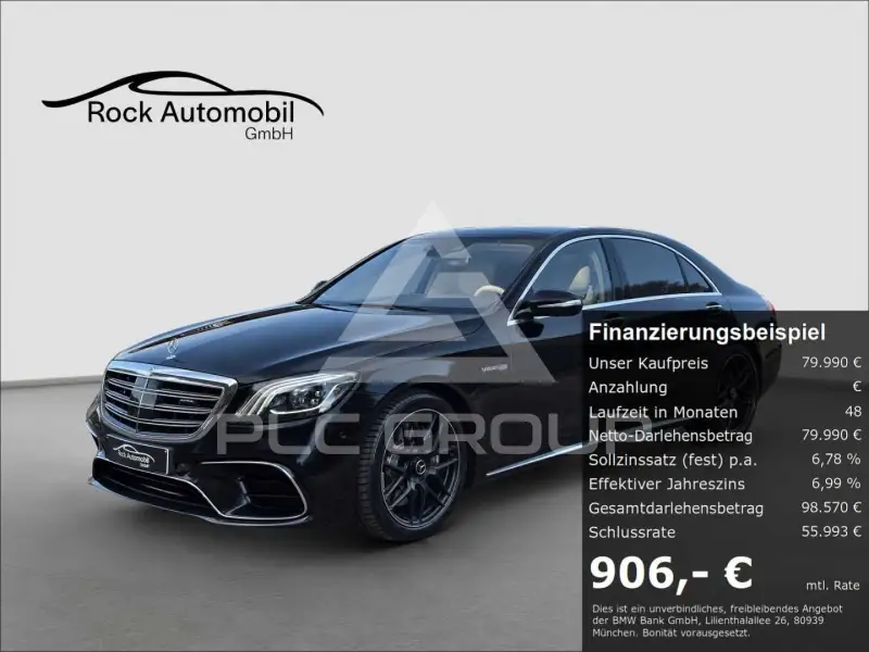 2018 Mercedes Benz S 63