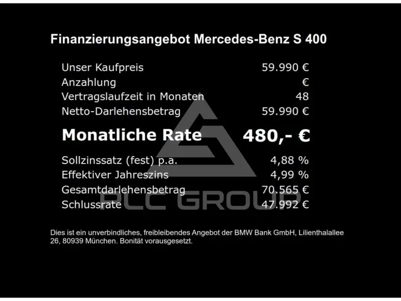 2018 Mercedes Benz S 400