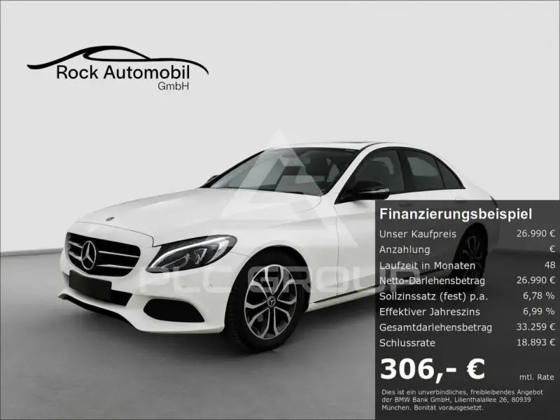 2018 Mercedes Benz C 180