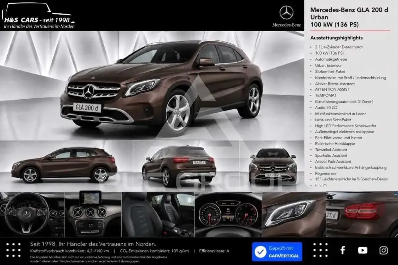 2018 Mercedes Benz GLA 200