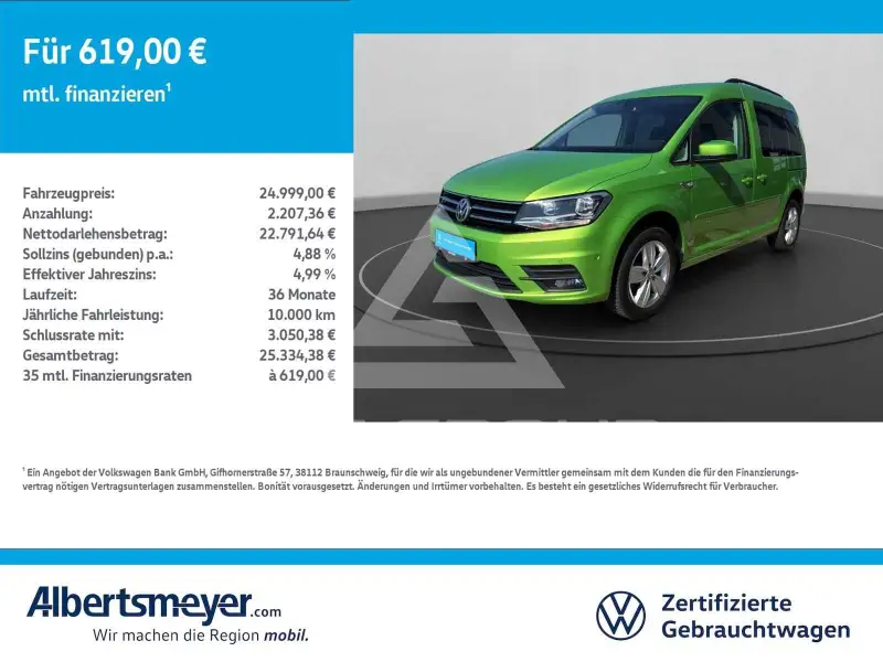 2018 Volkswagen Caddy