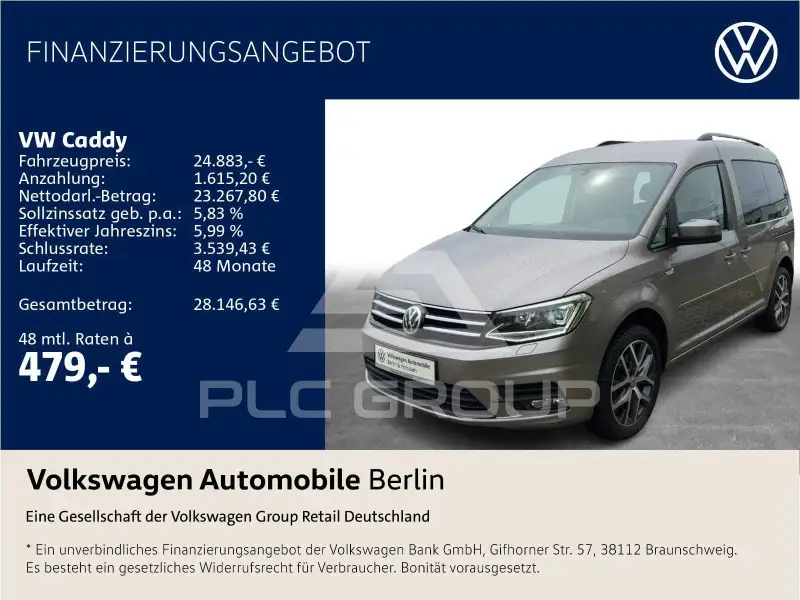 2018 Volkswagen Caddy