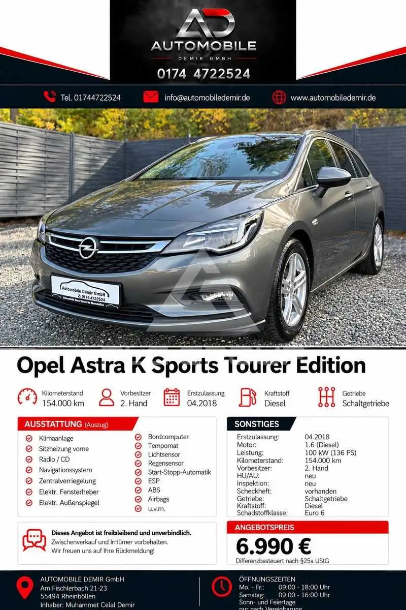 2018 Opel Astra