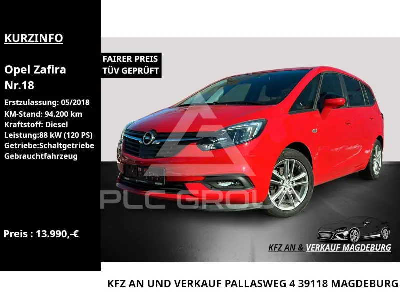 2018 Opel ZAFIRA