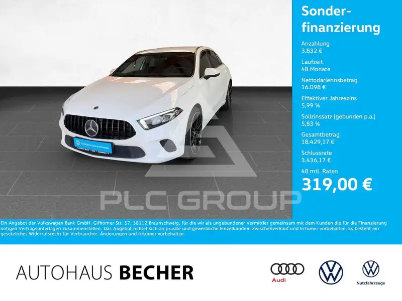 2019 Mercedes Benz A 180