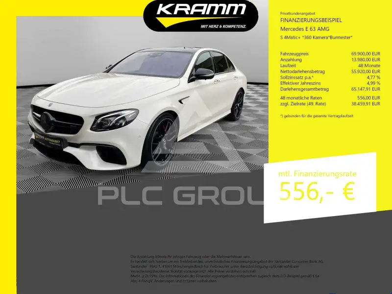 2019 Mercedes Benz E 63 AMG