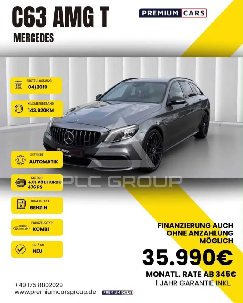 2019 Mercedes Benz C 630