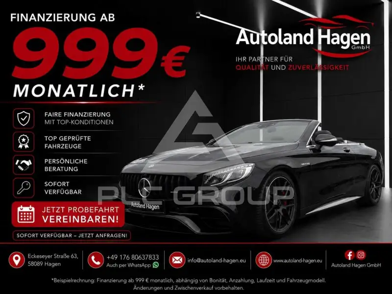 2019 Mercedes Benz S 63