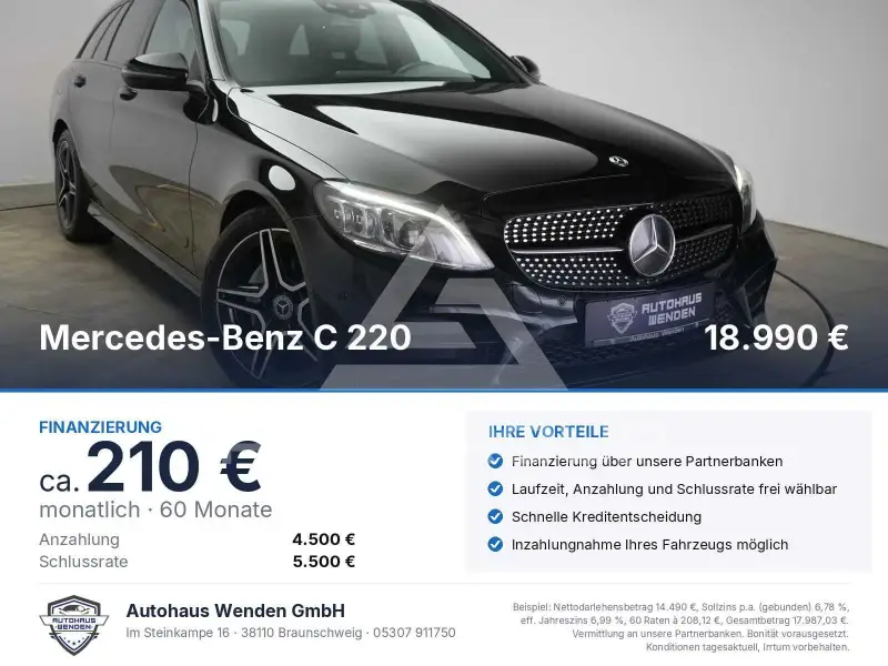 2019 Mercedes Benz C 220