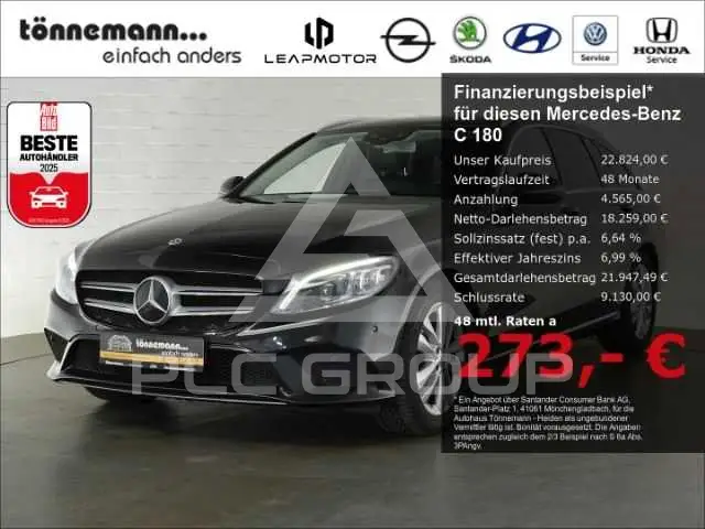 2019 Mercedes Benz C 180