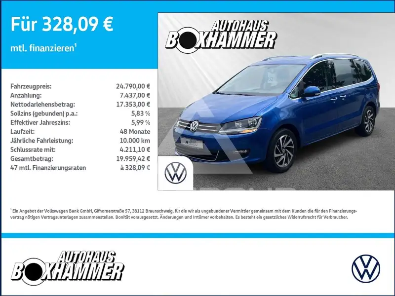 2019 Volkswagen SHARAN