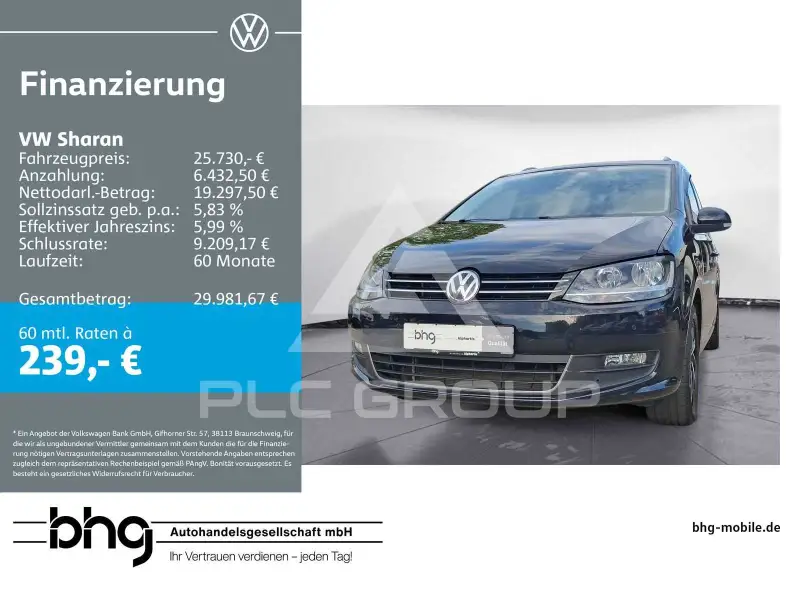2019 Volkswagen SHARAN