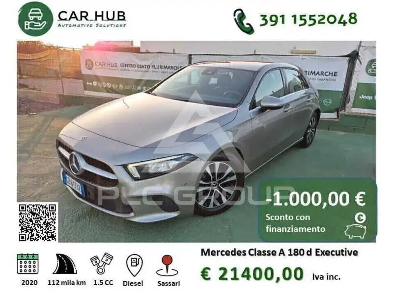 2020 Mercedes Benz A 180