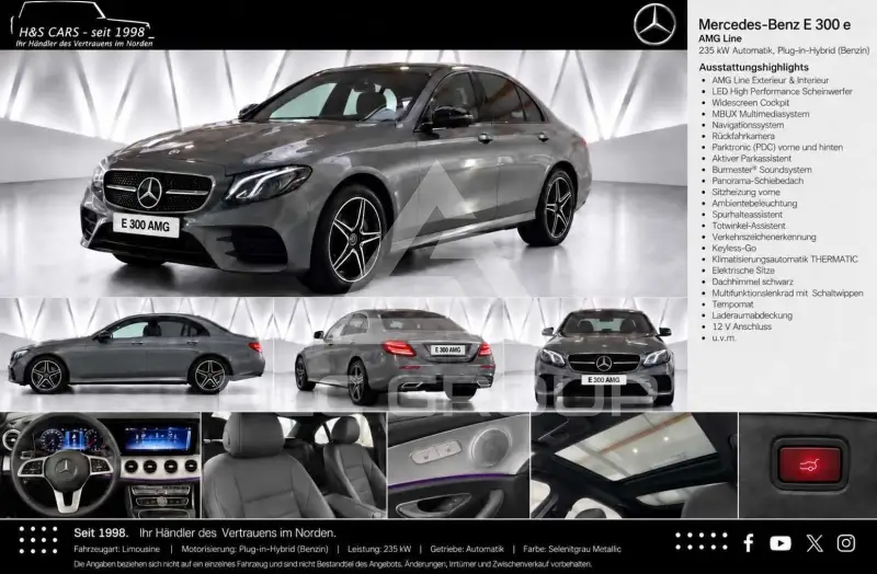2020 Mercedes Benz E 300