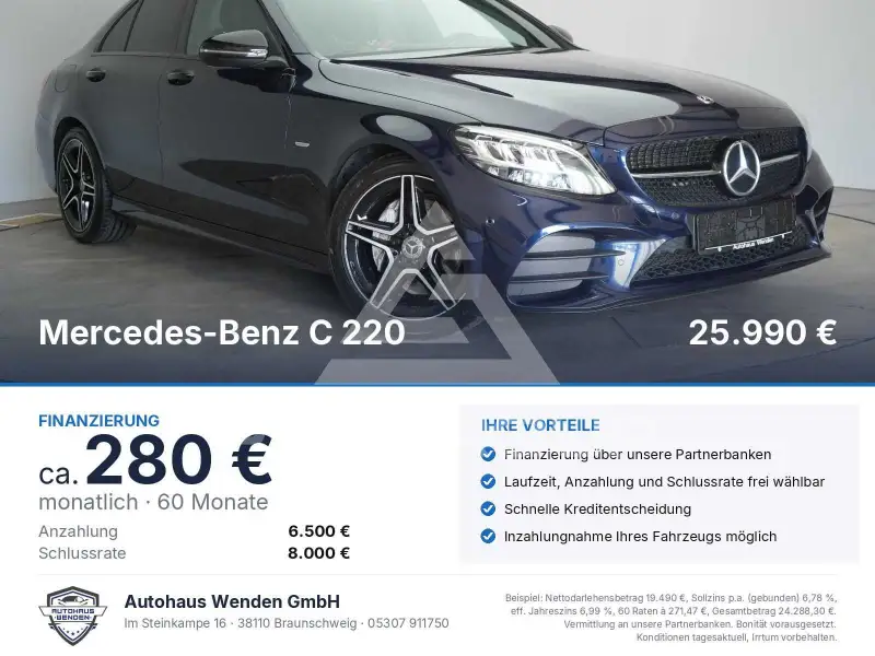 2020 Mercedes Benz C 220