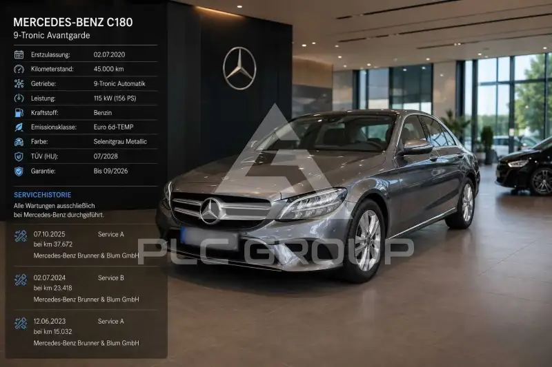2020 Mercedes Benz C 180