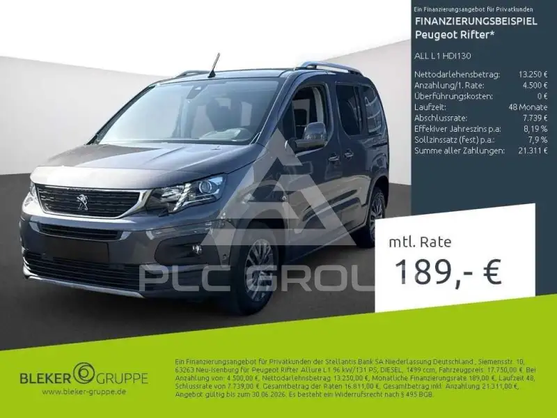 2020 Peugeot Rifter