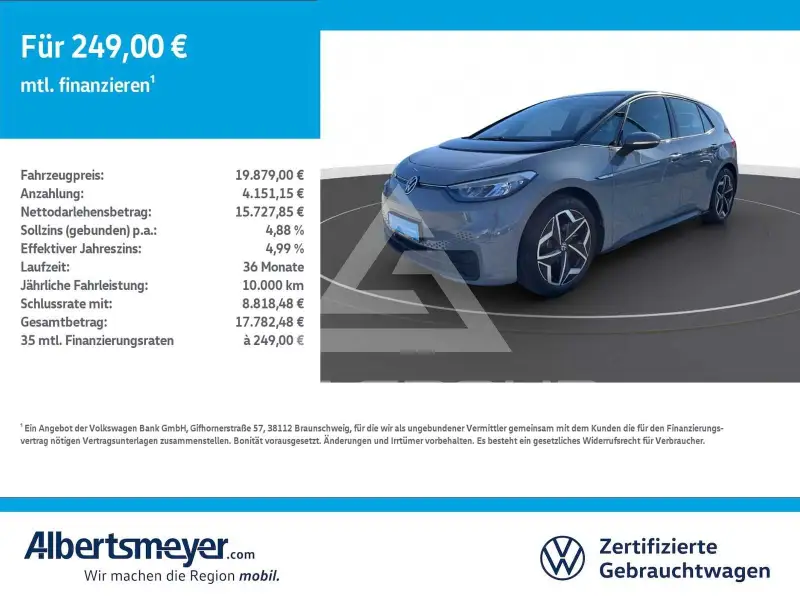 2020 Volkswagen ID3