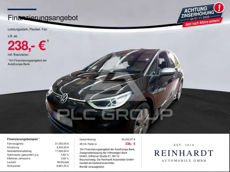 2020 Volkswagen ID3