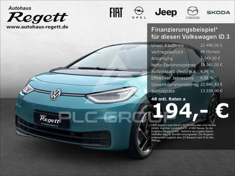 2020 Volkswagen ID3