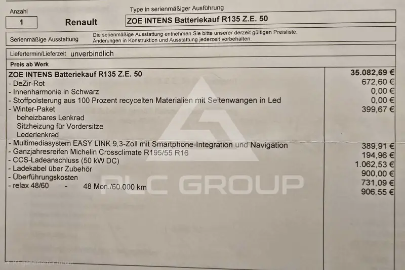 2020 Renault ZOE