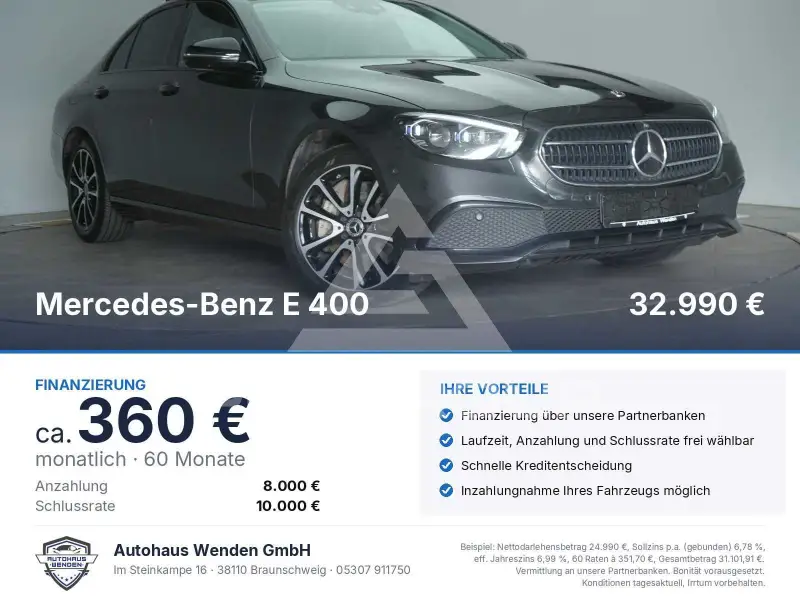 2021 Mercedes Benz E 400
