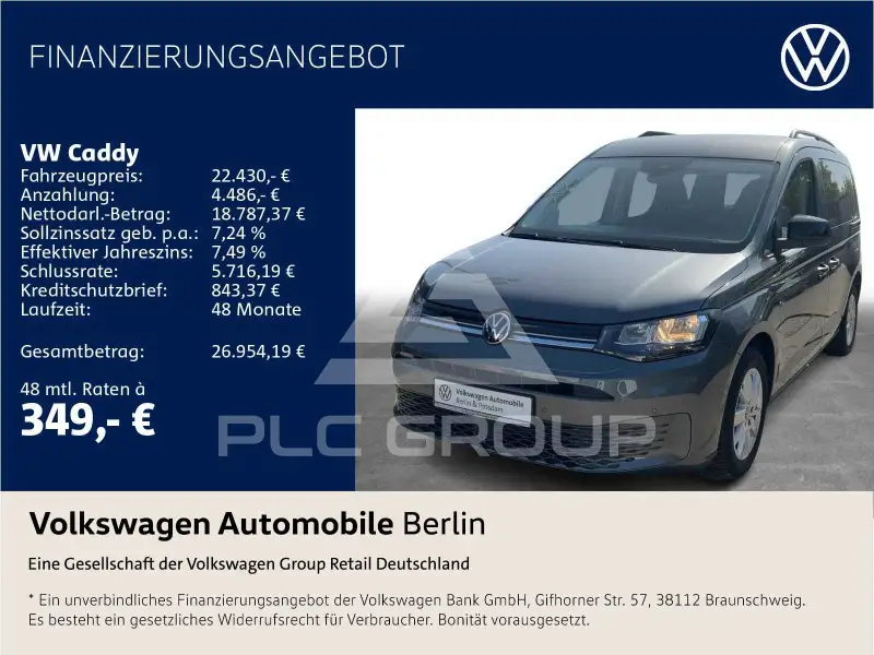 2021 Volkswagen Caddy