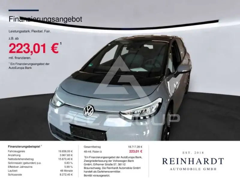 2021 Volkswagen ID3