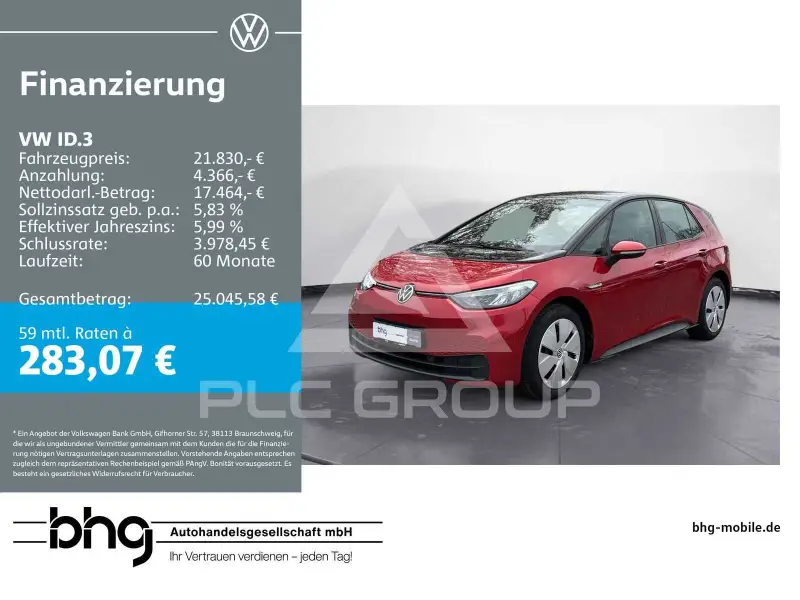 2021 Volkswagen ID3
